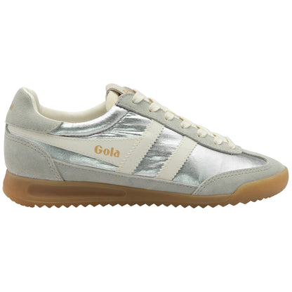 Firefly Metallic Silver Sneakers