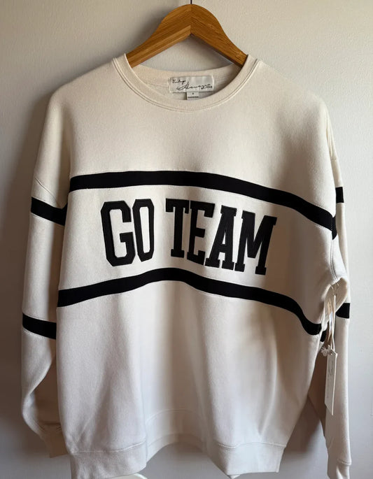 Go Team Ivory Sweatshirt