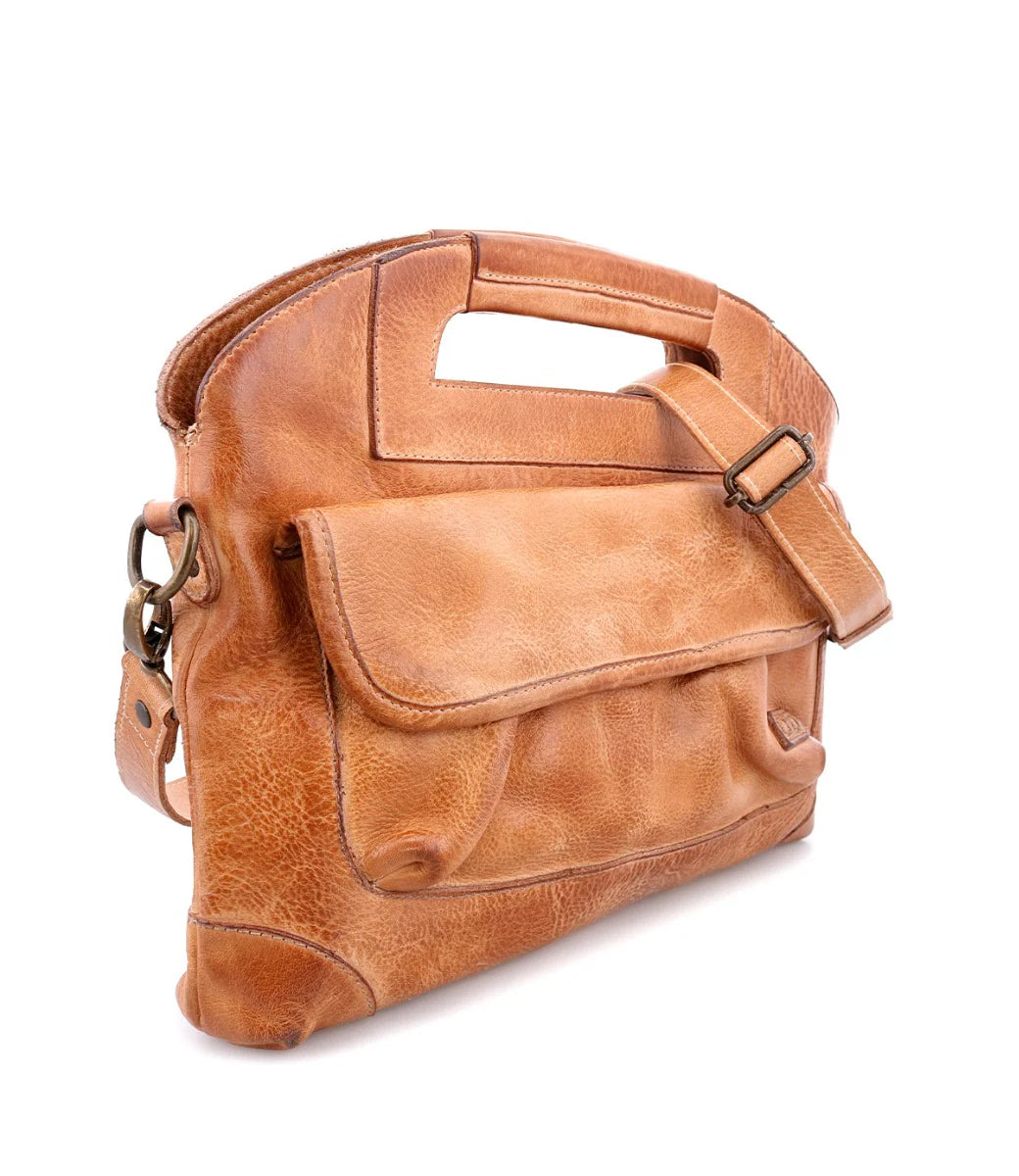 Greenway Tan Rustic Crossbody Clutch