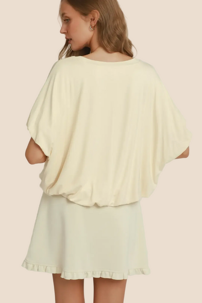 Soft Statement Ivory Top