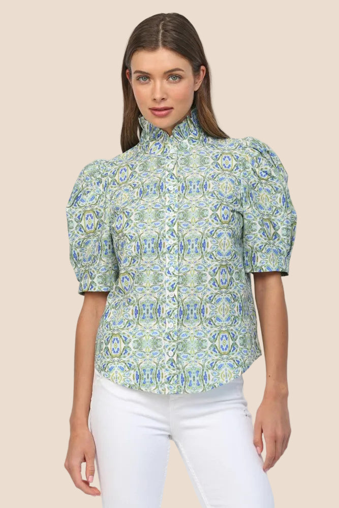Groovy Blue Top