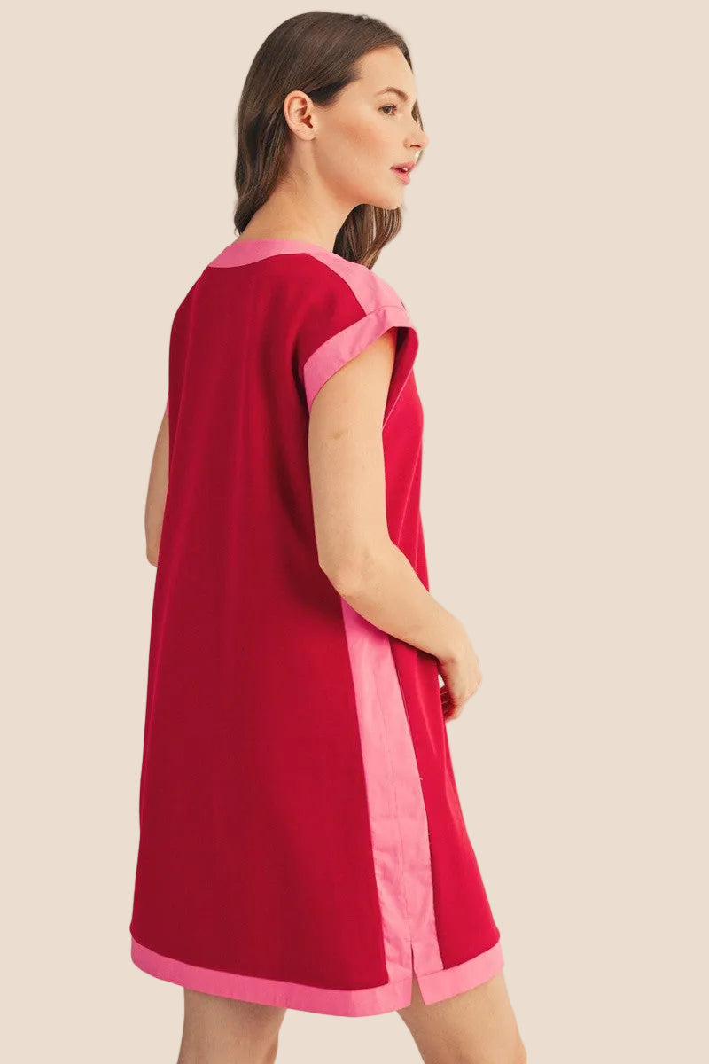You Noticed Burgundy Dress