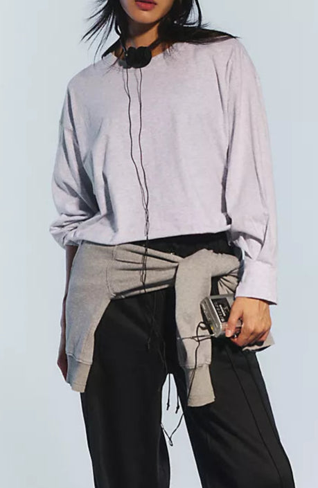 Inspire Layer ISS Heather Grey Top