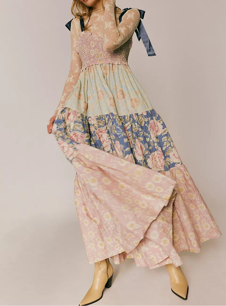 Bluebell Antique Combo Maxi Dress