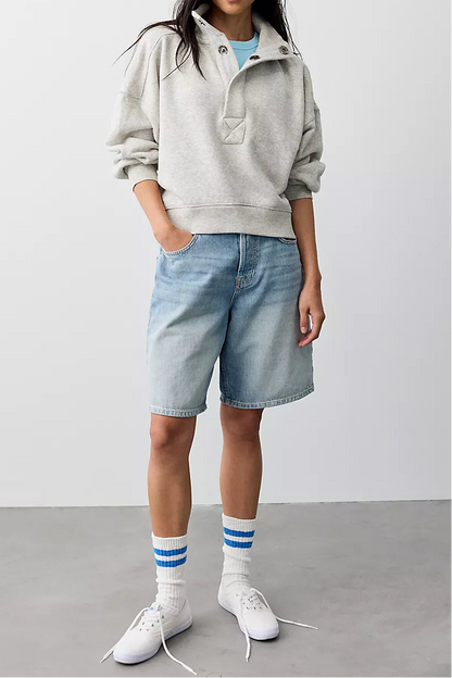 Timeless Heather Grey Pullover