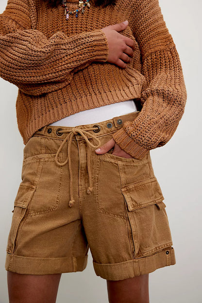 Frankie Iced Coffee Washed Shorts