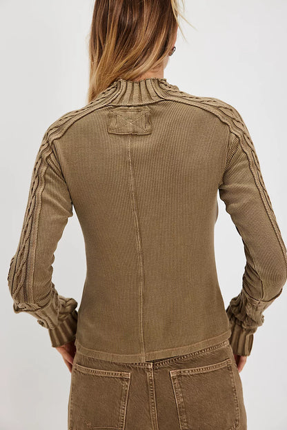 Breezy Swit Fossil Dune Top