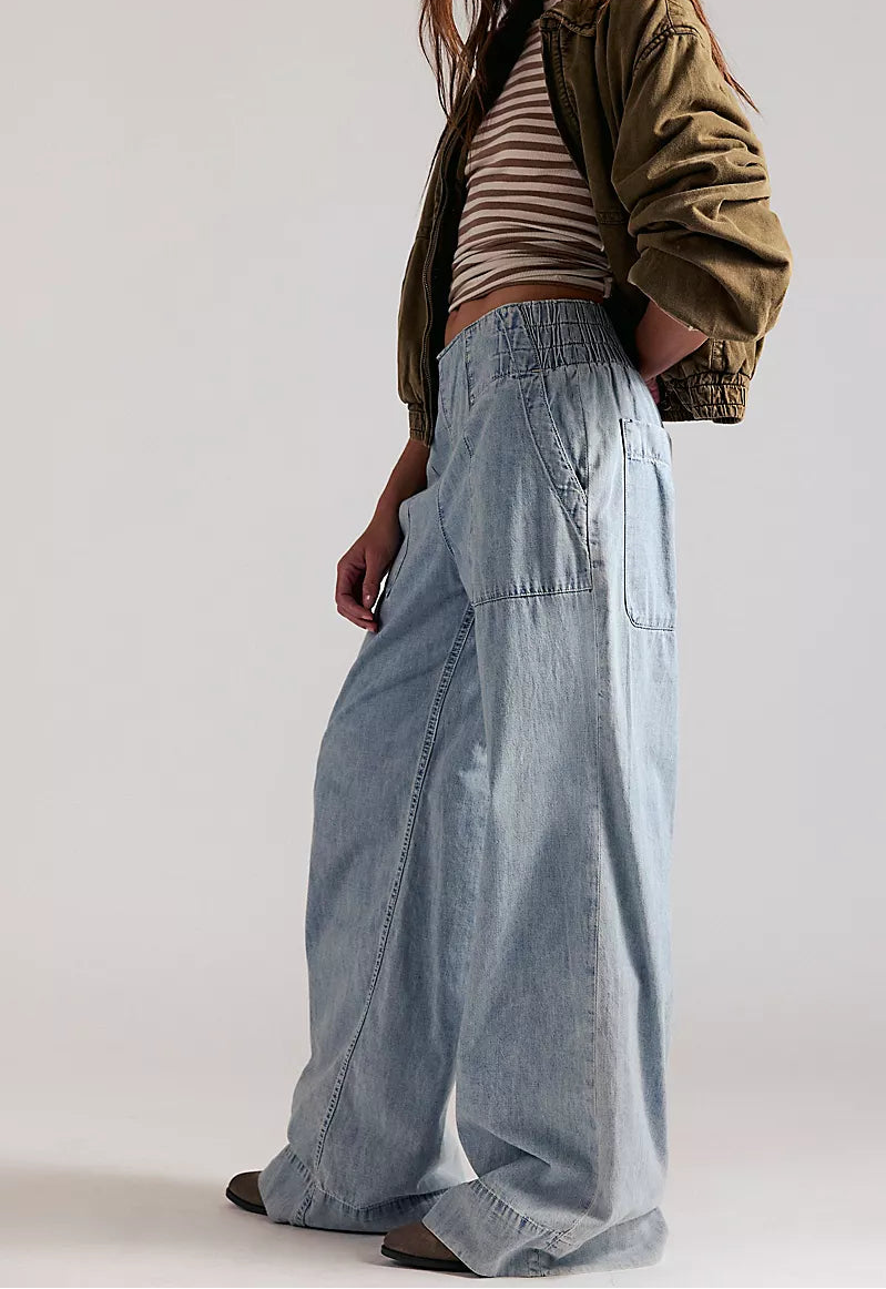 Breezy Denim Pull-On Dusk Jeans