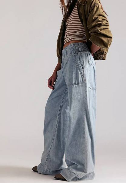 Breezy Denim Pull-On Dusk Jeans