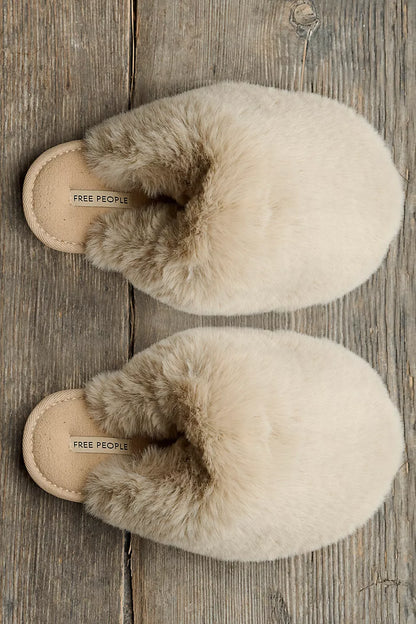 Snowball Taupe Slippers