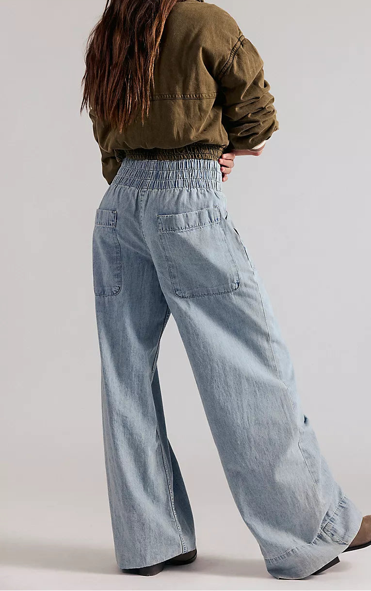 Breezy Denim Pull-On Dusk Jeans