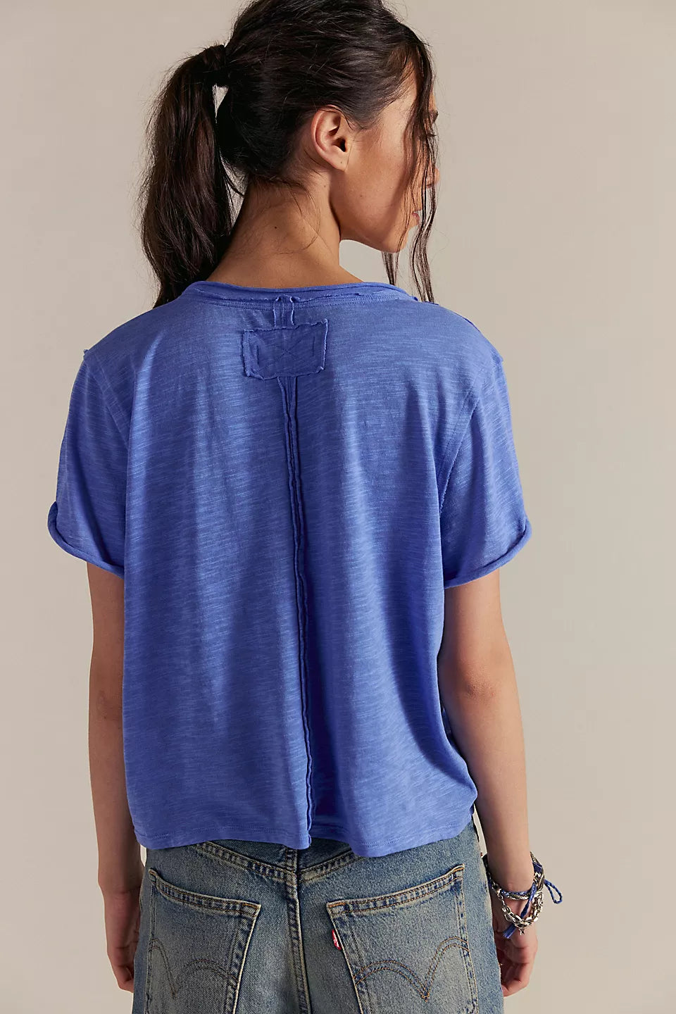 Take 2 Cornflower Combo Tee