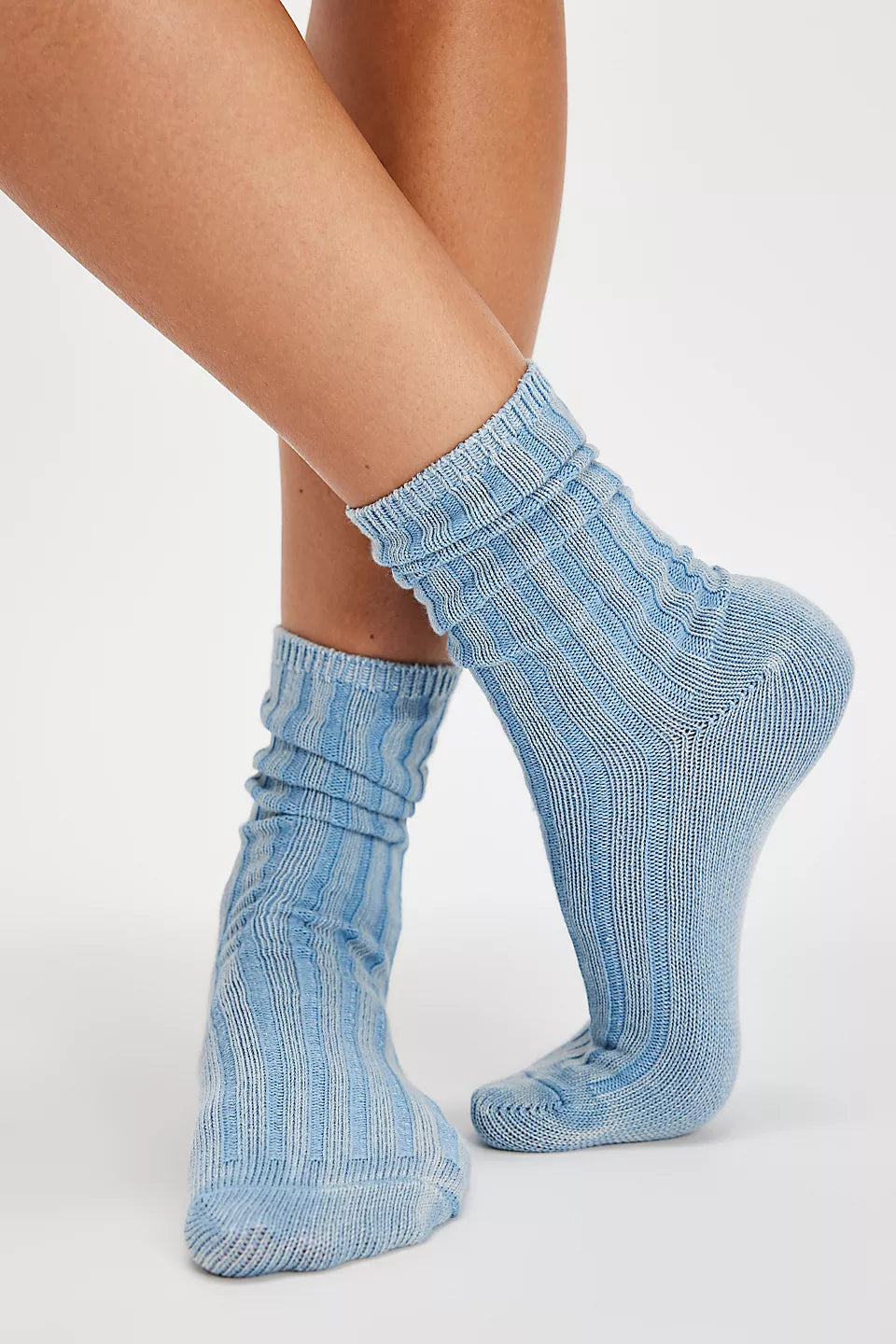 Overdyed Trouser Indigo Socks