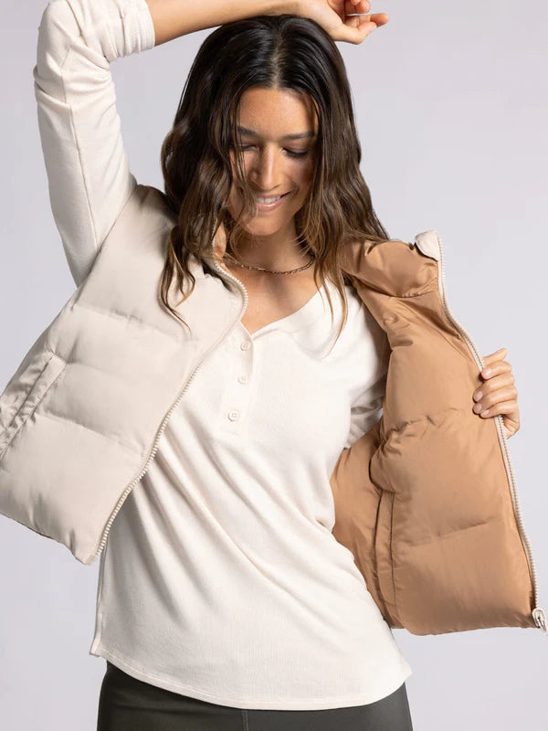 Issey Reversible Tofu Macchiato Vest