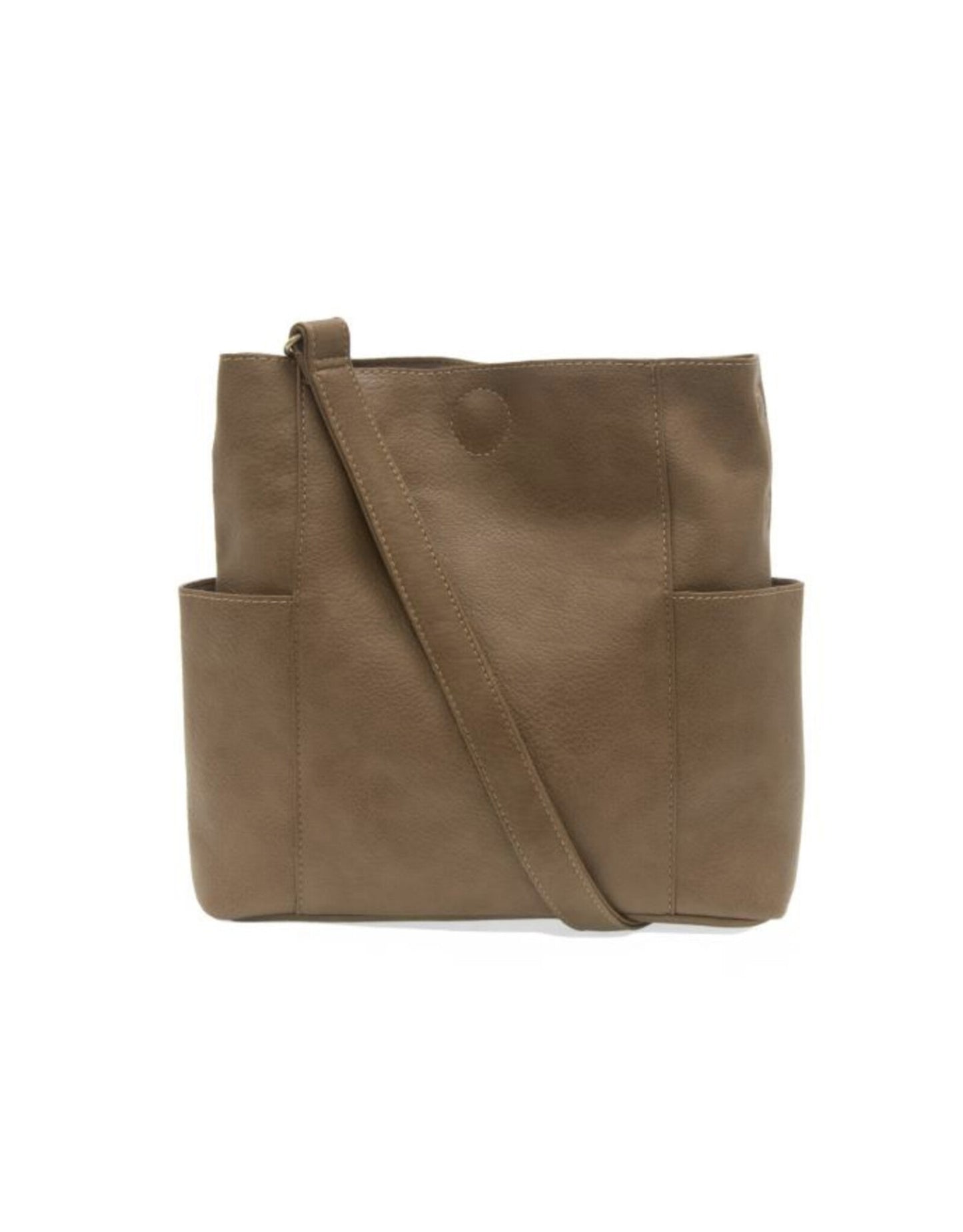 Kayleigh Side Pocket Fawn Bucket Bag