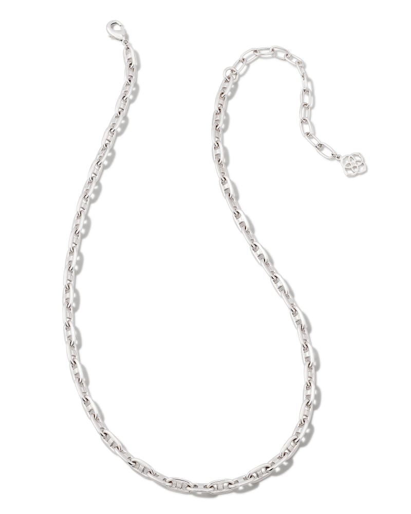 Bailey Chain Necklace in Silver