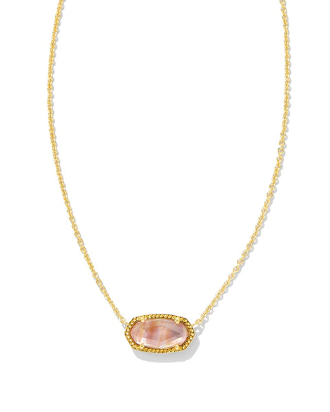 Kendra Scott | Jewelry | Kendra Scott Elisa Gold Necklace In Navy Abalone |  Poshmark