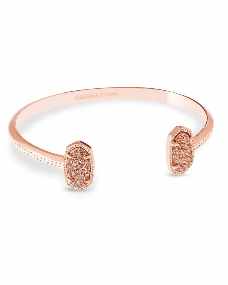 Rose Gold Calla Rose Gold Drusy Bracelet