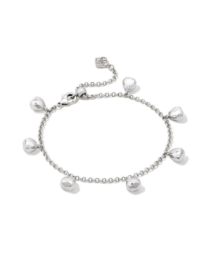 Gabby Delicate Chain Bracelet in Silver