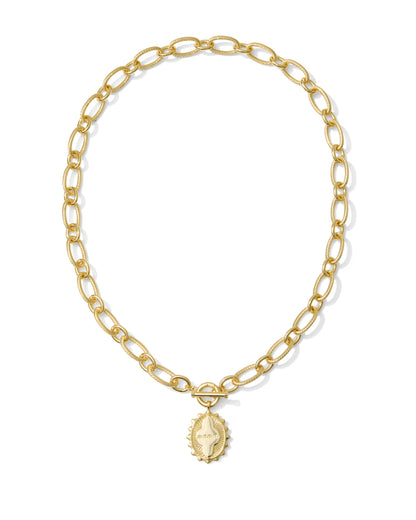 Mama Gold Link and Chain Necklace