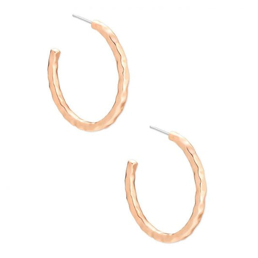 Zorte Rose Gold Small Hoop Earrings
