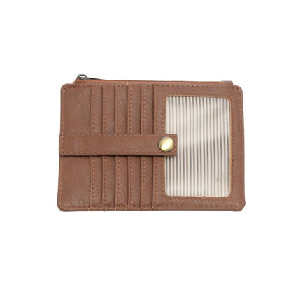 Penny Walnut Mini Travel Wallet