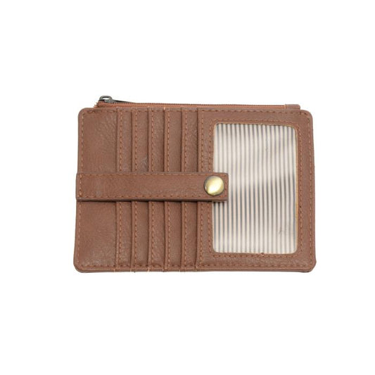 Penny Walnut Mini Travel Wallet