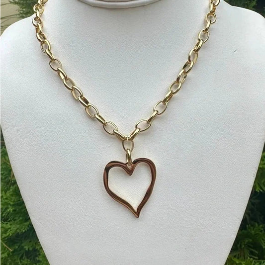 Open Heart Necklace