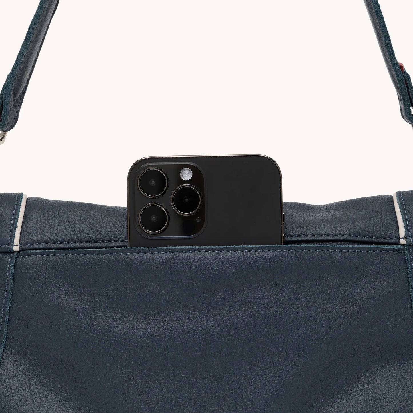 Beverly Med Nautical Navy/Silver Handbag