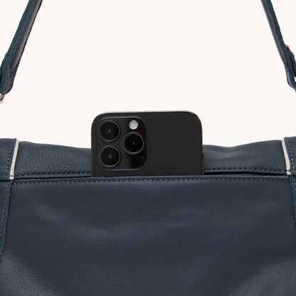 Beverly Med Nautical Navy/Silver Handbag