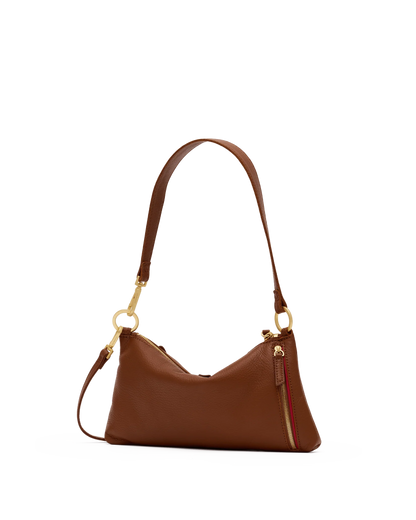 Kyle Small Sienna Flora/Brushed Gold Handbag