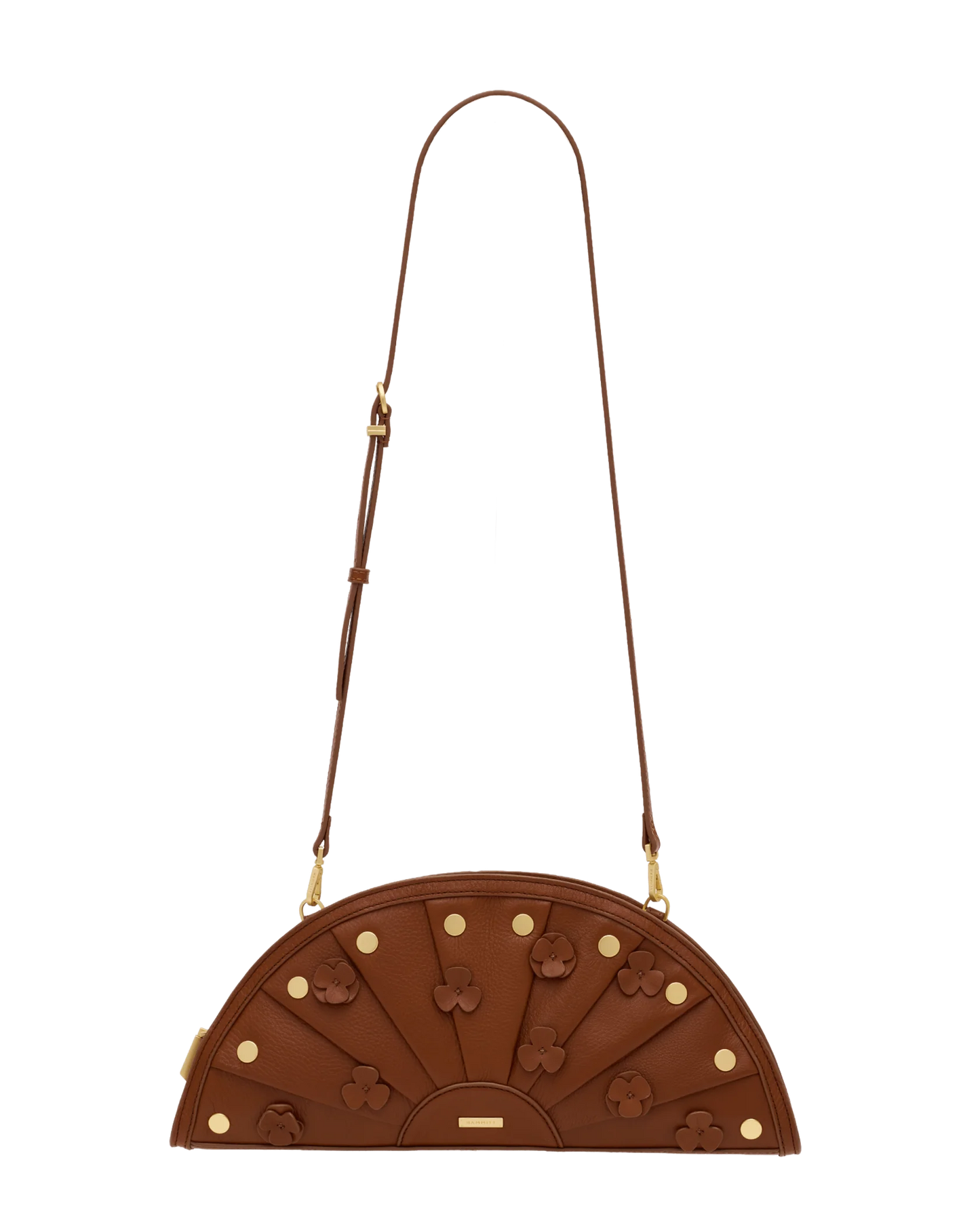Shelley Sienna Flora/Brushed Gold Clutch