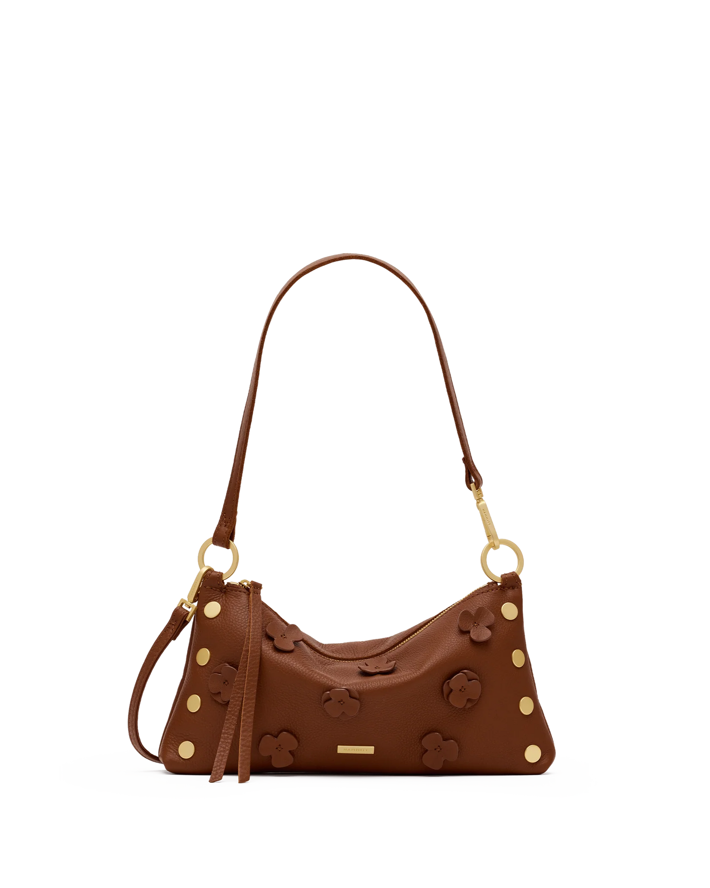 Kyle Small Sienna Flora/Brushed Gold Handbag