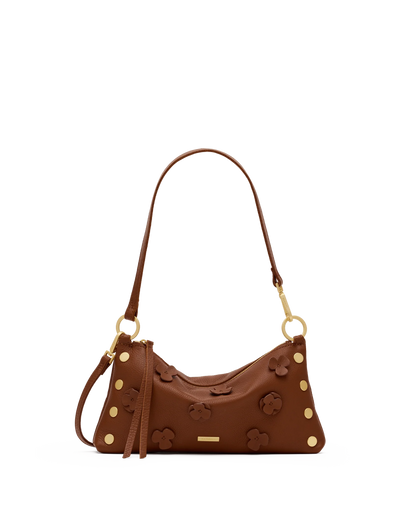 Kyle Small Sienna Flora/Brushed Gold Handbag