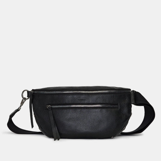 Charles Large Black/Gunmetal Crossbody