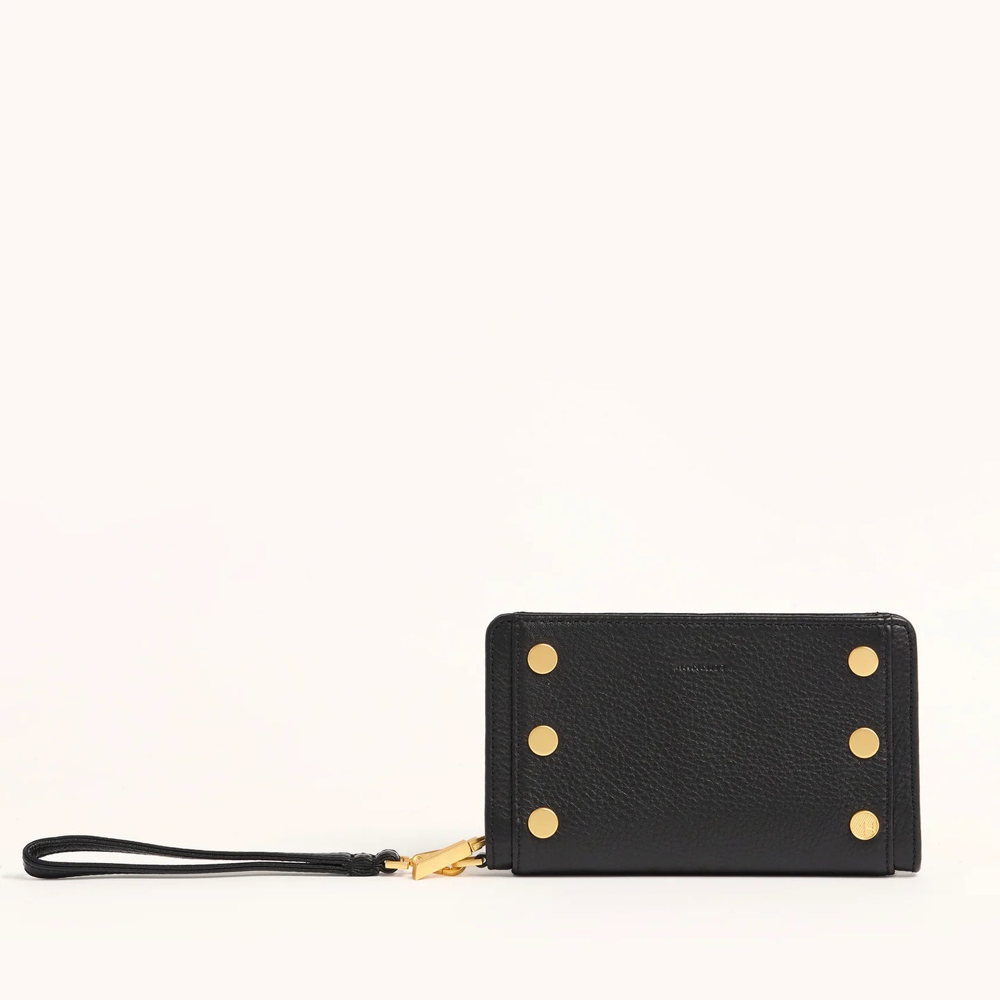 Bryant Black/Brushed Gold Red Zip Wallet