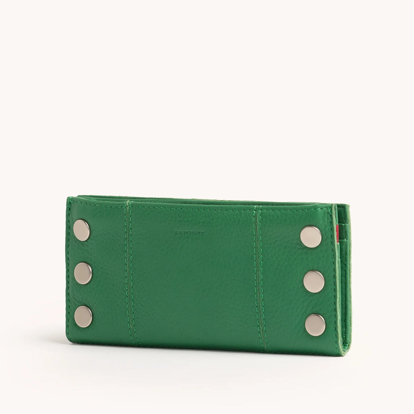 110 North Lime Zest/Brushed Silver Zip Wallet