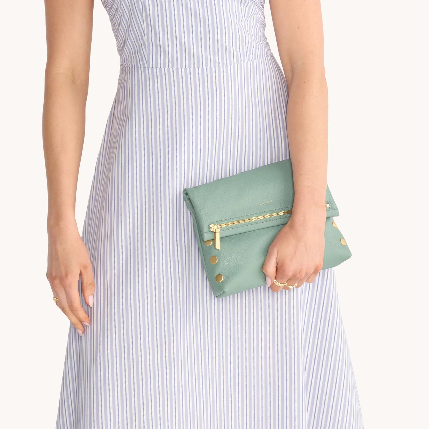 VIP Medium Artichoke/Brushed Gold Handbag