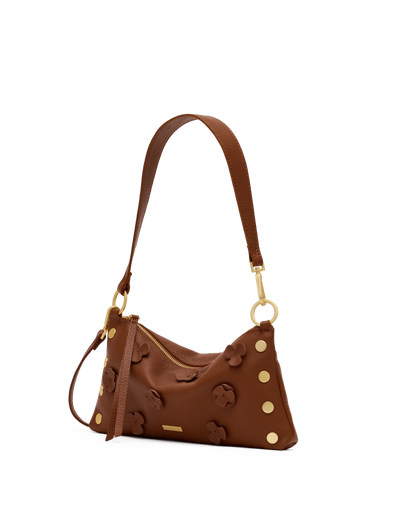 Kyle Small Sienna Flora/Brushed Gold Handbag