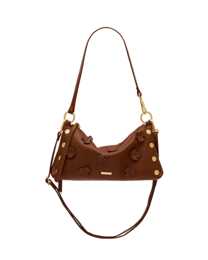 Kyle Small Sienna Flora/Brushed Gold Handbag