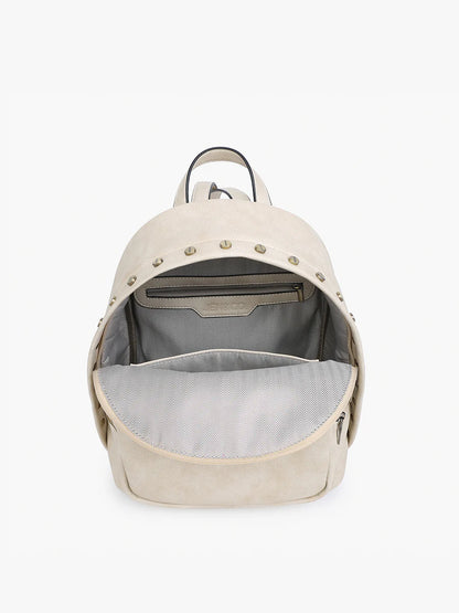 Sariya Off White Studded Backpack