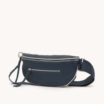 Charles Med Nautical Navy/Silver Crossbody