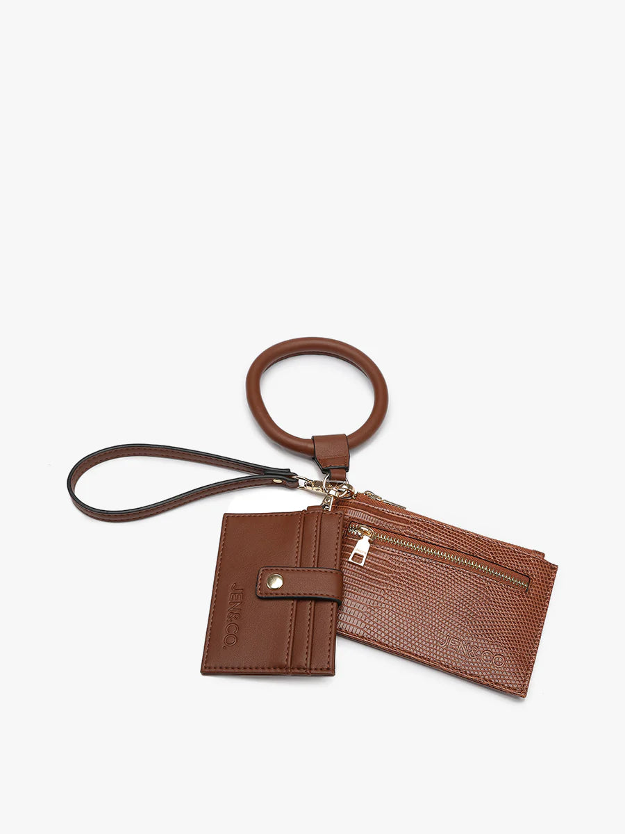 Libby Brown Lizard Wallet Bangle
