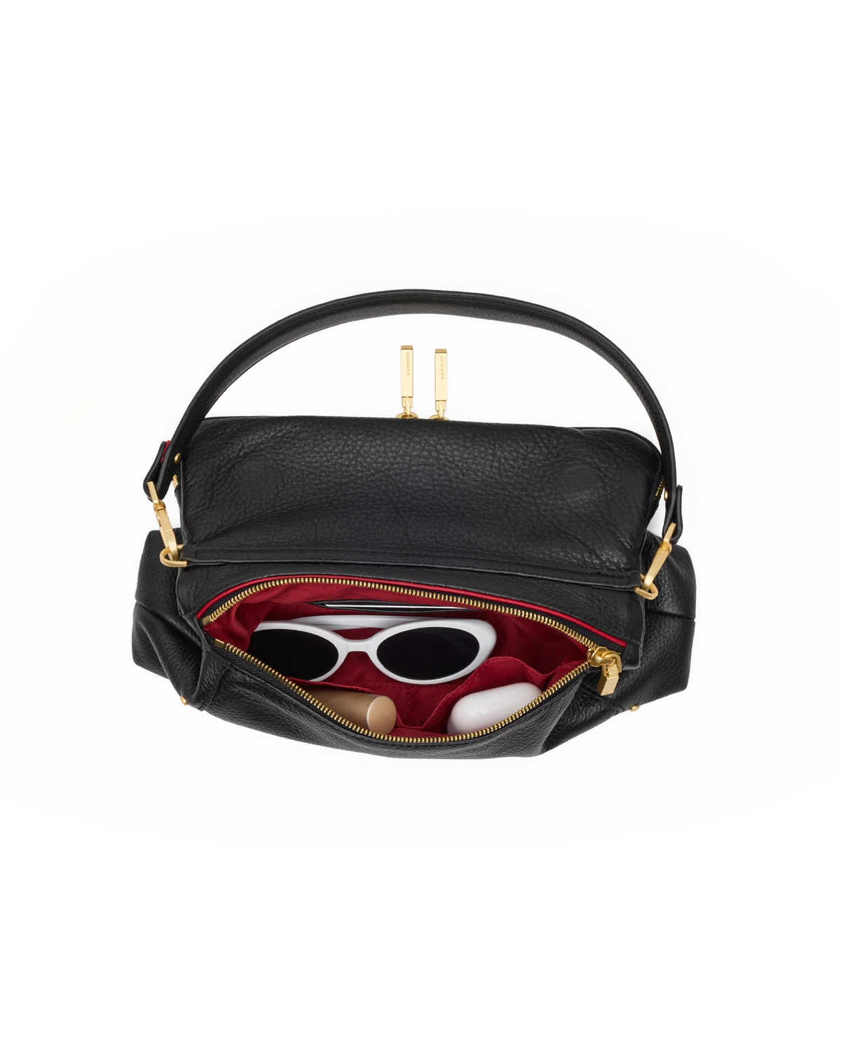 Beverly Med Starlight/Brushed Gold Zip Handbag