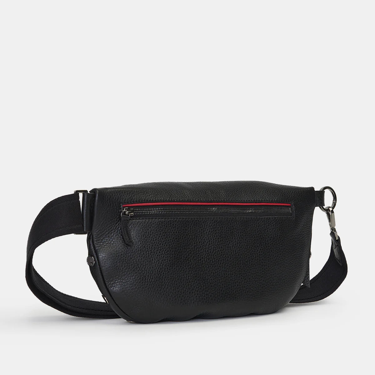 Charles Large Black/Gunmetal Crossbody