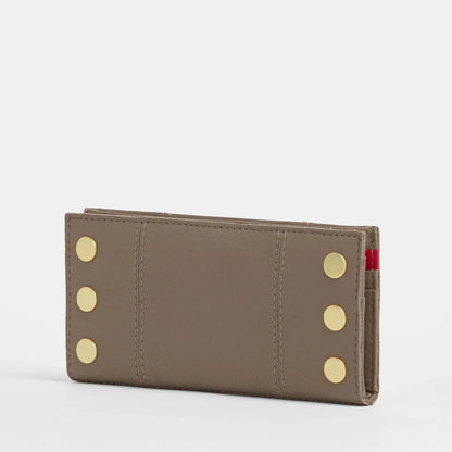 110 North Sculpted Taupe/Brushed Gold Wallet