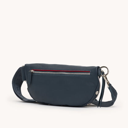 Charles Med Nautical Navy/Silver Crossbody