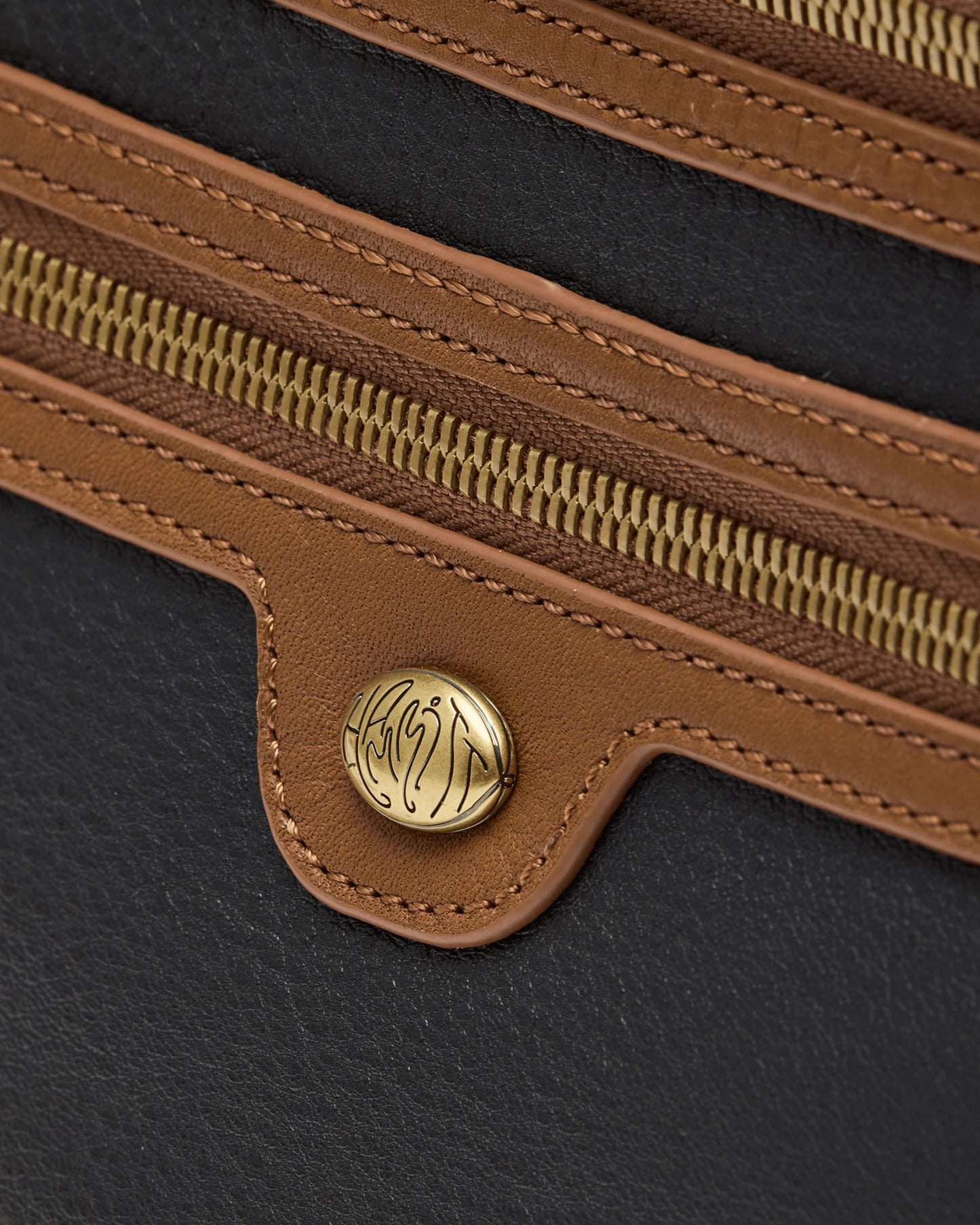 Charles Large East End/Antique Gold Crossbody
