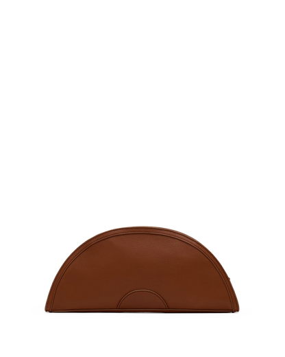 Shelley Sienna Flora/Brushed Gold Clutch