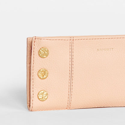 110 North Champagne Pink Pebble Wallet